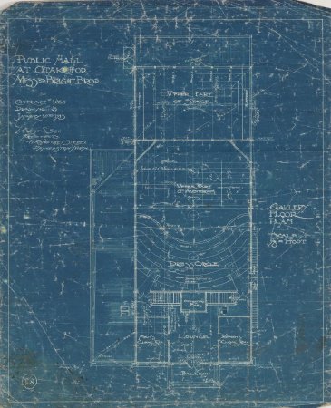 Bright's Theatre Gallery Floor Plan
